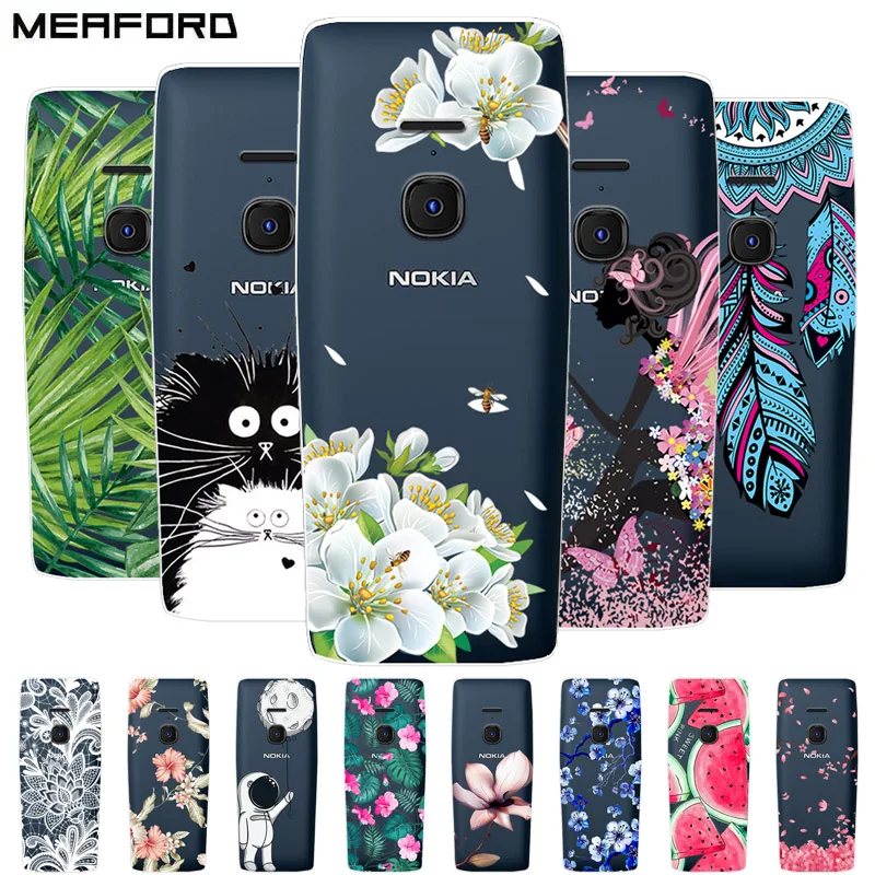 Funda transparente de silicona TPU para Nokia 8210, carcasa transparente con dibujos animados para Nokia8210 4G, funda TA-1507 TA-1494 TA-1489
