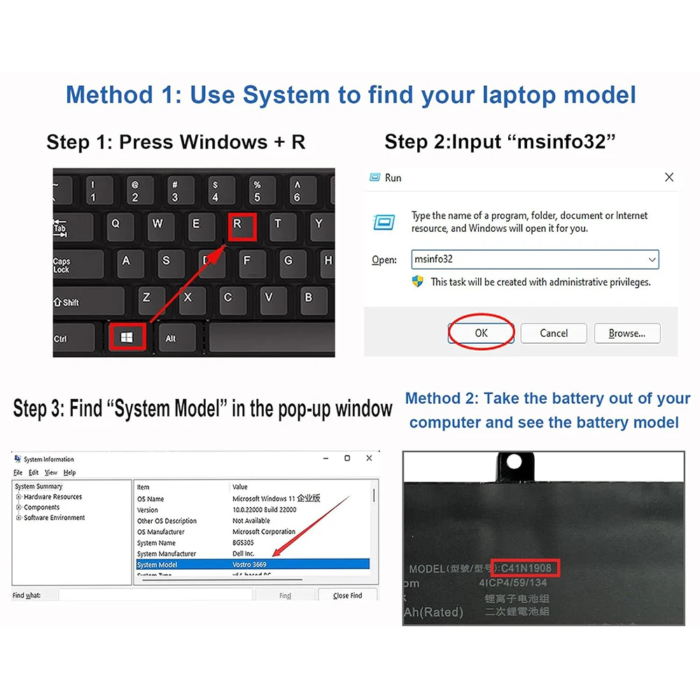 Batería de portátil C41N1908 compatible con Asus ROG Zephyrus G14 GA401II GA401IU GA401IV GA401IH GA401IHR GA401QC GA401IVC GA401QH GA401QM GA401QE GA401IV-BR9N6 PX401IV-BM166R C41PQ05 - imagen 5