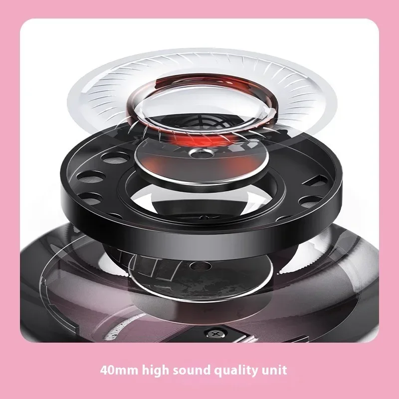 Fiio Snowsky Anytime Auriculares inalámbricos Bluetooth5.4 Hifi Anc Reducción de ruido 560mah 58h Soporte de larga resistencia Modo de juego Regalos - imagen 4