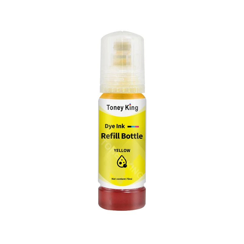 Toney King-recarga de tinta para impresora Epson EcoTank, recambio de tinta de 70ml, L3150, L3110, L3100, L3210, L3250, L1110, 5190, ET-2710, 102, 003, 5 uds. - imagen 5