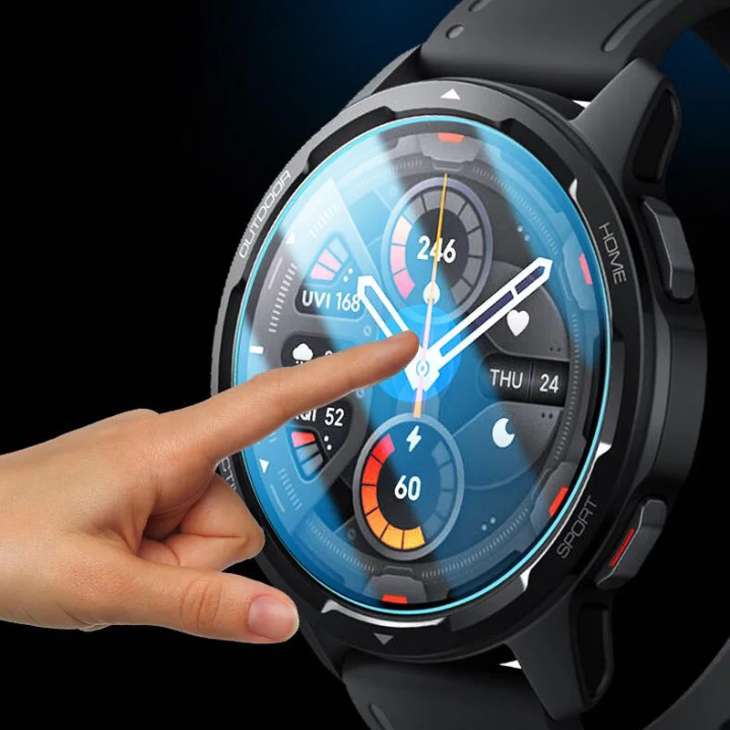 Smartwatch película protectora transparente de vidrio duro para Xiaomi Watch S4 Protector de pantalla cubierta deportiva accesorios de protección inteligente - imagen 4