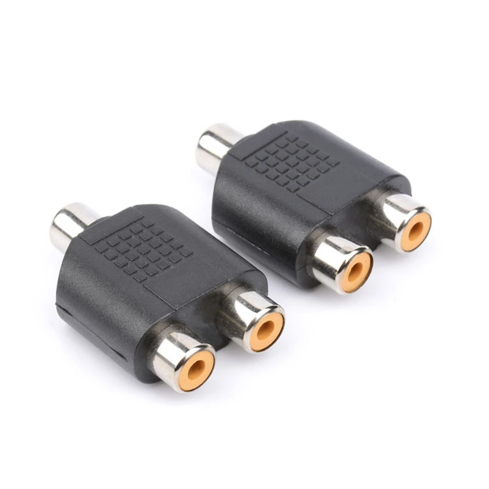Adaptador Audio RCA Hembra Hembra Divisor Y Enchufes RCA Hembra Doble Conector Adaptador Audio 2RCA 5 Uds - imagen 3
