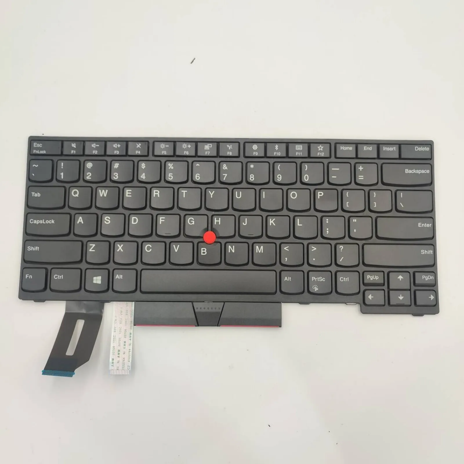 Teclado de ordenador portátil con diseño estadounidense para Lenovo ThinkPad E480 E485 E490 E495 T480S T490 T495