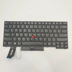 Teclado de ordenador portátil con diseño estadounidense para Lenovo ThinkPad E480 E485 E490 E495 T480S T490 T495