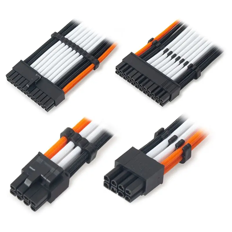 Abrazadera de peine para cables, organizador de Cables de alimentación de PC de 2,5-3,2mm, Clip de gestión de cables, peines de Cable de ordenador de 4/6/8/24 pines, 16 Uds. - imagen 2