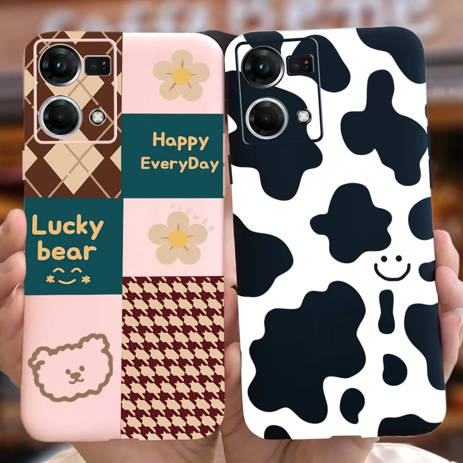Funda trasera de TPU suave para Oppo Reno7 4G, cubierta pintada con arte encantador, CPH2363, F21 Pro, 2022 - imagen 4