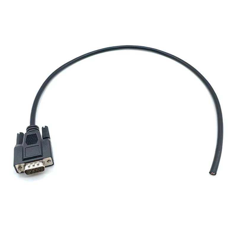 Cable de datos blindado 232 puerto serie DB9 DB15 DB25 DB37 línea de un solo cabezal de grado Industrial macho hembra junta sin soldadura 0,5-10M - imagen 3