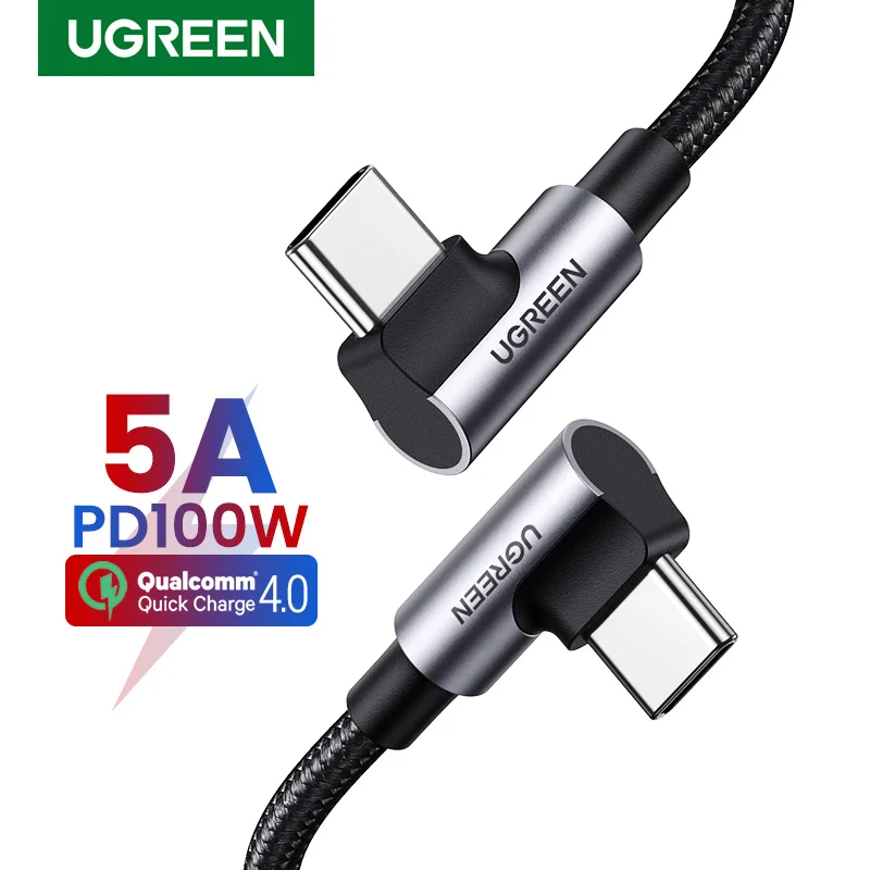 Cable USB-C UGREEN 100W PD Carga Rápida para MacBook Samsung iPad