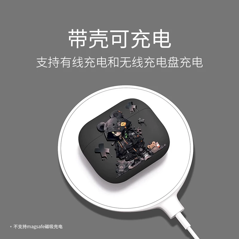 Para AirPods 4 2024 patrón auricular inalámbrico carcasa esmerilada funda protectora adecuada para Airpods 4 Pro 1 2 3 al por mayor ﻿ - imagen 4