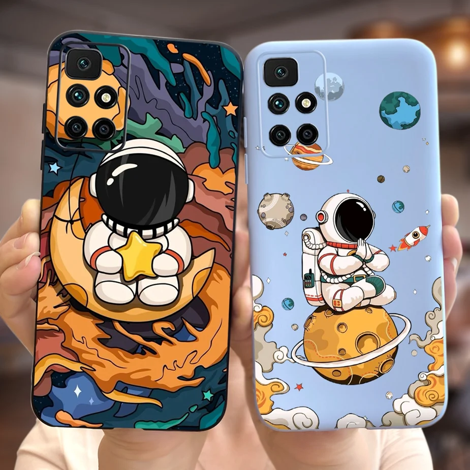 Para Xiaomi Redmi 10 funda Redmi10 Prime Linda funda trasera de dibujos animados de moda funda de teléfono de silicona suave para Xiaomi Redmi 10 Prime Fundas - imagen 4