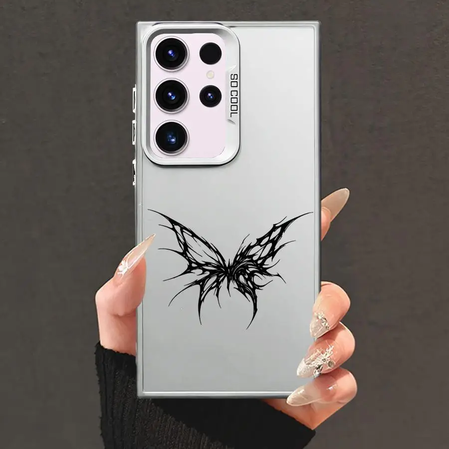 Funda con patrón de cruz para Samsung Galaxy S24 FE S25 S20 Plus S23 S23 S21 S22 Note 20 Ultra, funda trasera para teléfono - imagen 3