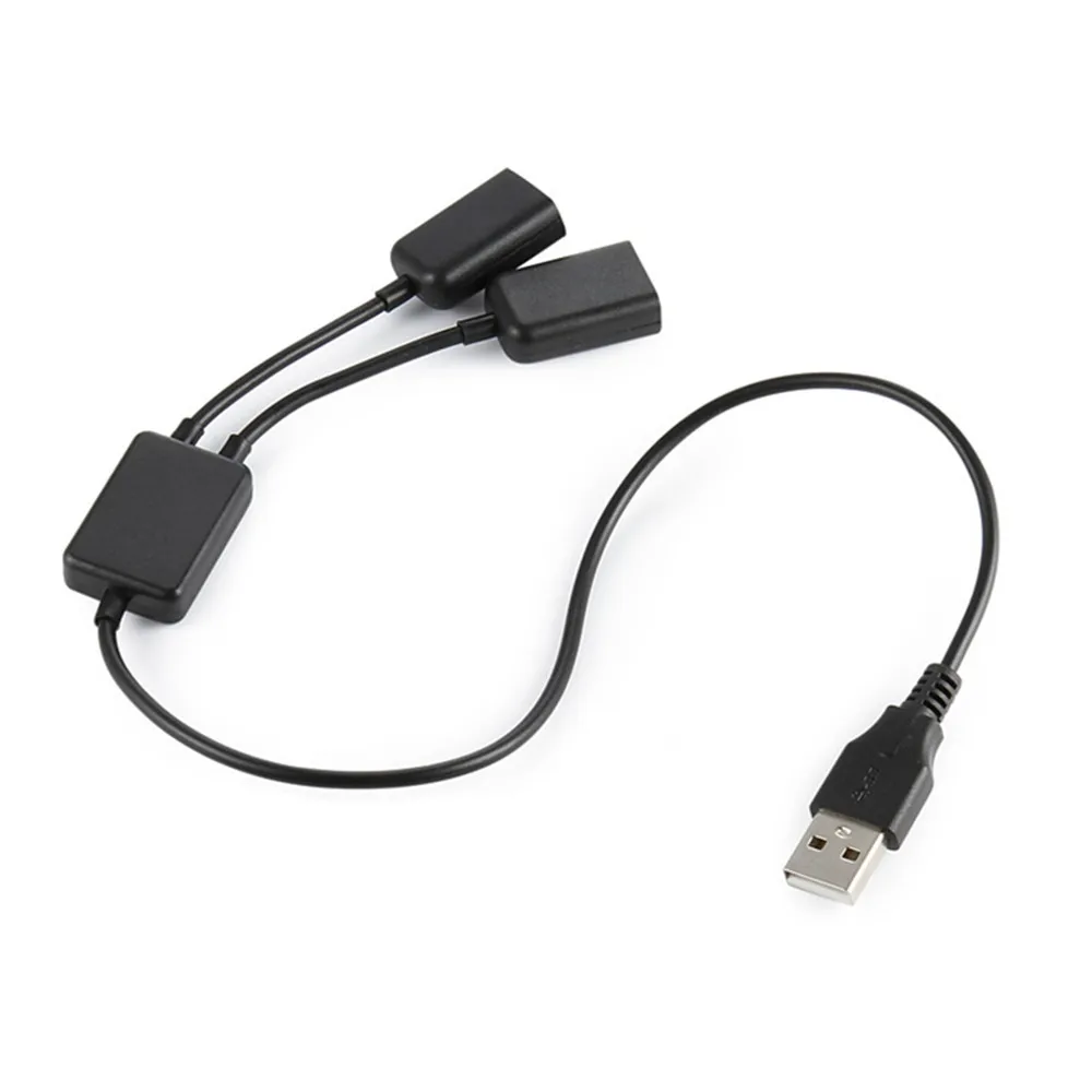 Cable de datos USB macho a dos USB hembra, concentradores 2 en 1, práctico divisor de extensión multifunción, convertidor USB, adaptador OTG