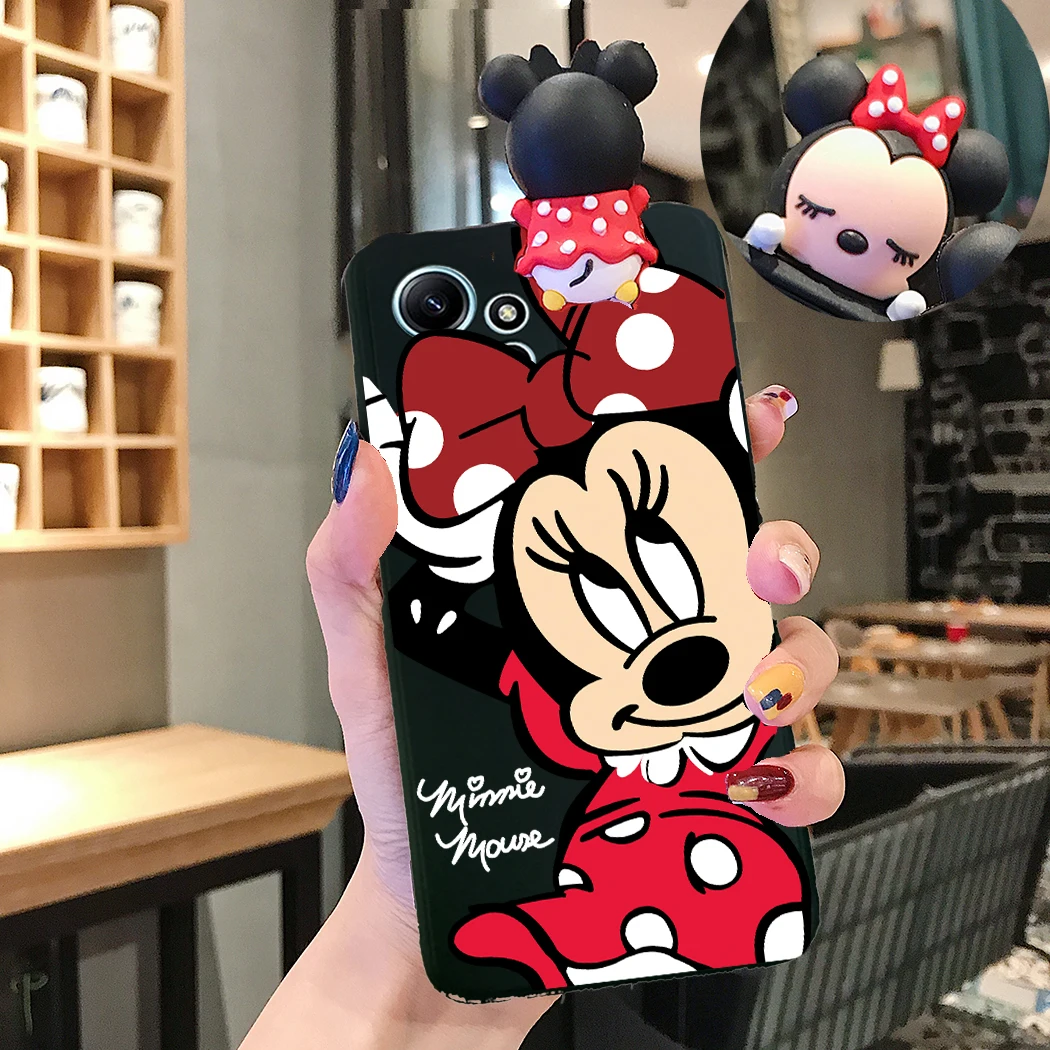 Funda de dibujos animados 3D de Mickey Minnie para Vivo Y17S Y33S Y35 Y36 Y22 Y78 Y27 Y20 Y30 Y28 Y75 Y17 Y16 Y19 Y93 Y15S Y02 Y11 V21 V21E - imagen 5