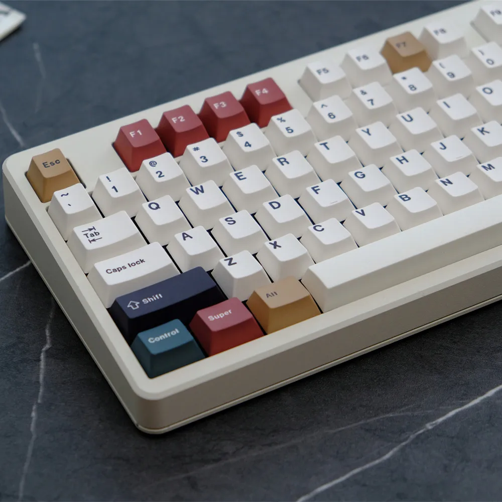 GMK teclas de luz mixta perfil Cherry 129 teclas PBT tinte sublimación teclas para teclado mecánico Wooting60 - imagen 3