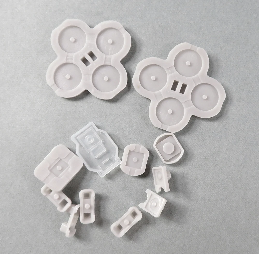 5 Juegos de piezas de repuesto adhesivas conductoras izquierda y derecha, almohadilla de botón conductora de goma para controlador de interruptor Nintendo - imagen 4