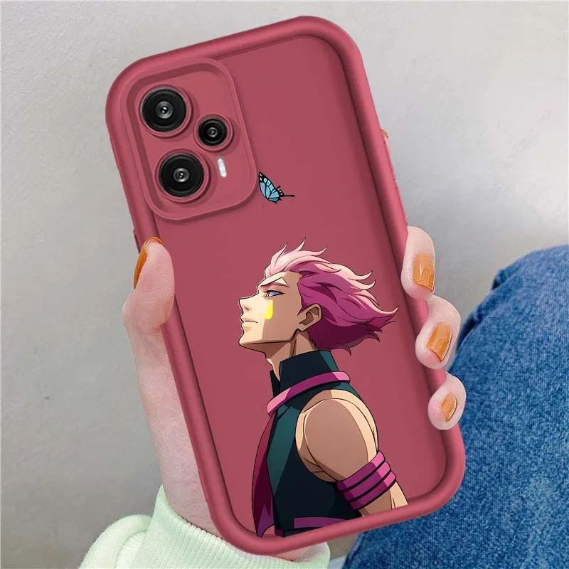 Hisoka Ainme para Xiaomi Poco X3 X4 X5 X6 X7 C65 C75 M4 M5 M5S F6 F4 F5 Pro GT NFC ojo escalera funda de teléfono - imagen 5
