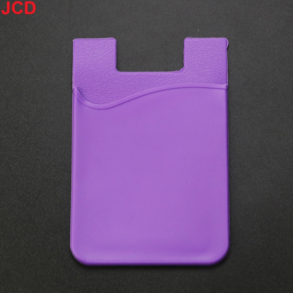 JCD-tarjetero de silicona para teléfono móvil, billetera elástica, adhesivo, suave, para identificación de efectivo, 5 piezas, gran oferta - imagen 3