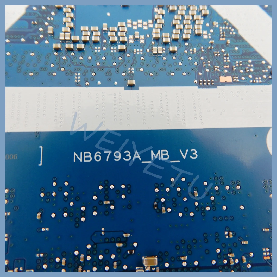 Placa base para ordenador portátil NB6793A_MB_V3 con CPU Core 5 120 8GB-RAM para placa base Acer Aspire ASP14-51MTN NB6793A_MB_V3 prueba de 100% OK