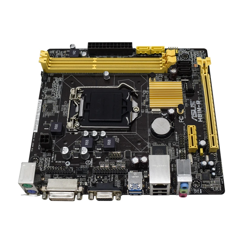 Placa base ASUS H81M-R Intel H81LGA 1150 DDR3 16GB compatible con cpu 4790 4160 4690 4350 4460 4150 4670 4340 4770 - imagen 2