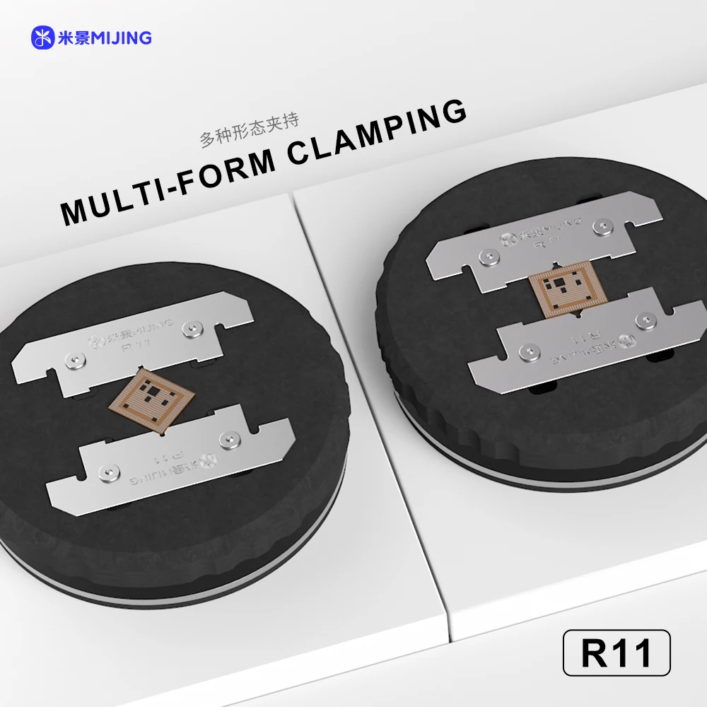 Soporte de chip giratorio Mijing R11 para reparación de teléfonos móviles y tabletas herramienta de procesamiento y sujeción de chips multiespecificación - imagen 3