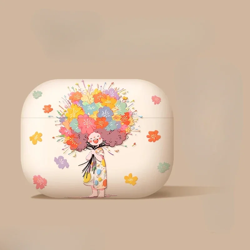 Para Airpods4 generación para Apple Ear Shell hebilla Simple funda protectora anticaída para AirPods 4 funda esmerilada para AirPodspor2