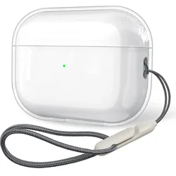 Funda TPU Transparente AirPods Pro 2 y 1/2/3 con Cordón