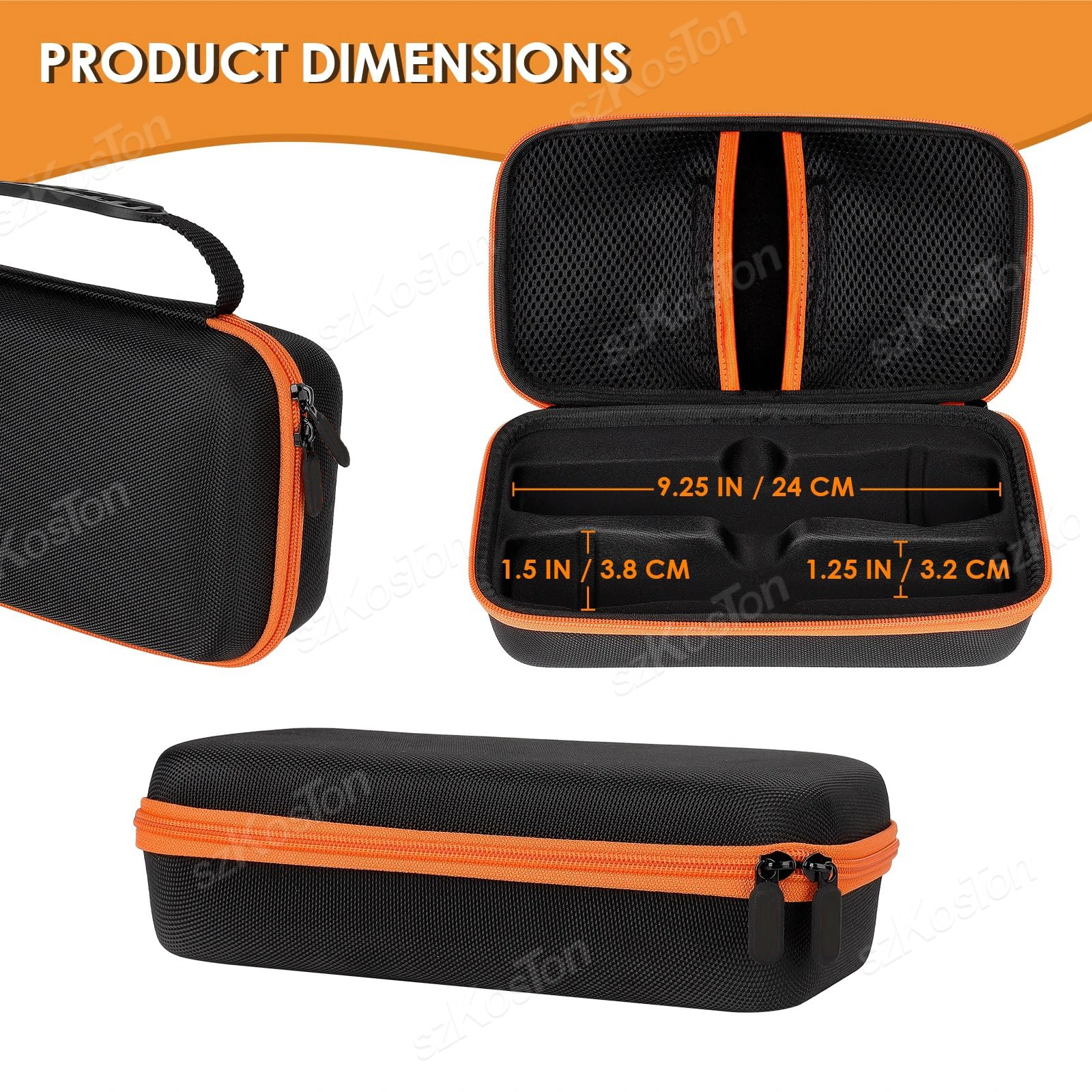 Estuche de transporte para micrófono inalámbrico Compatible con JBL PartyBox sistema inalámbrico de 2 micrófonos bolsa de almacenamiento portátil para micrófono de Karaoke - imagen 5