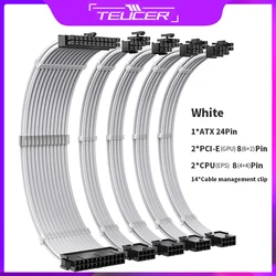 TEUCER TC-35 Extensión PSU 350mm - ATX24Pin PCI-E CPU8Pin