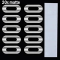 20pcs matte clear