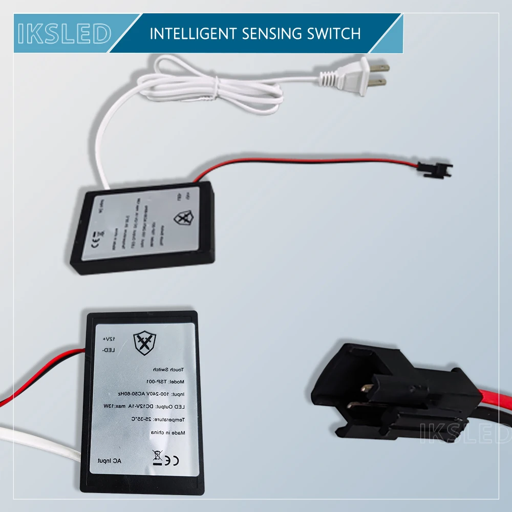 Interruptor de Sensor táctil LED de 220V y 110V, interruptor de luz de espejo de una sola tecla inteligente, atenuador táctil para espejo de baño - imagen 5