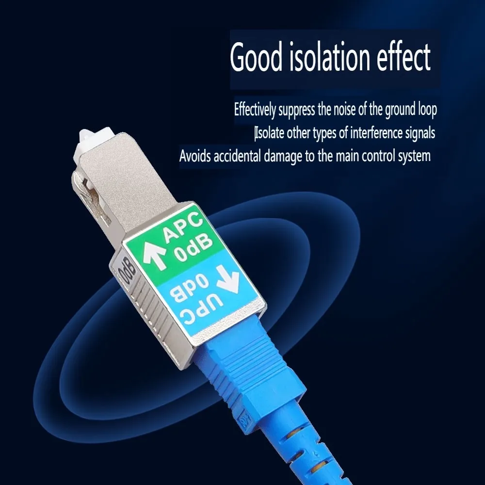 Adaptador de SC-SC de fibra óptica, adaptador de cable UPC APC a UPC, acoplador APC simplex, modo único, conversión extendida, par SC macho/hembra - imagen 4