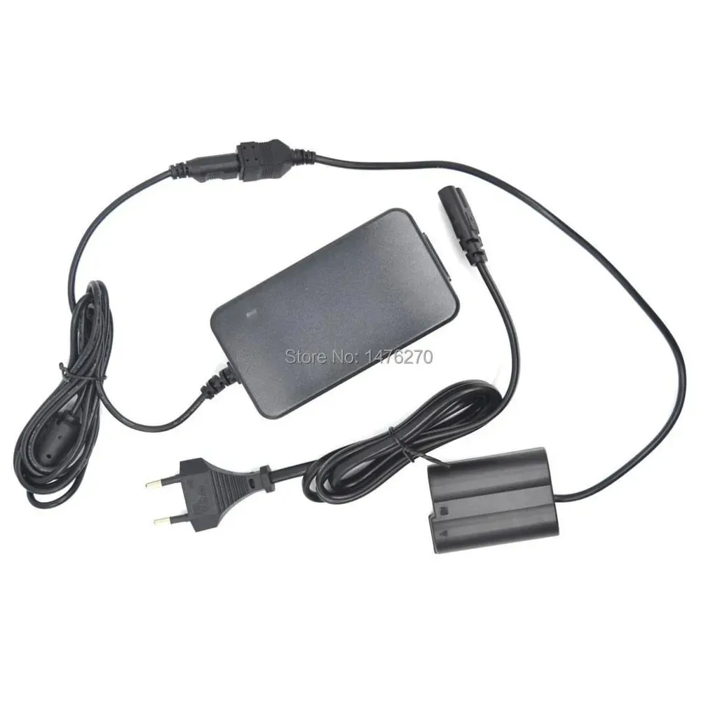 EP-5B batería falsa + adaptador de corriente de cámara EH-5 para Nikon, Z7, Z6, D7500, D7200, D7100, D850, D810, D810A, D800E, D750, D610, D600, D500, EN-EL15 - imagen 4