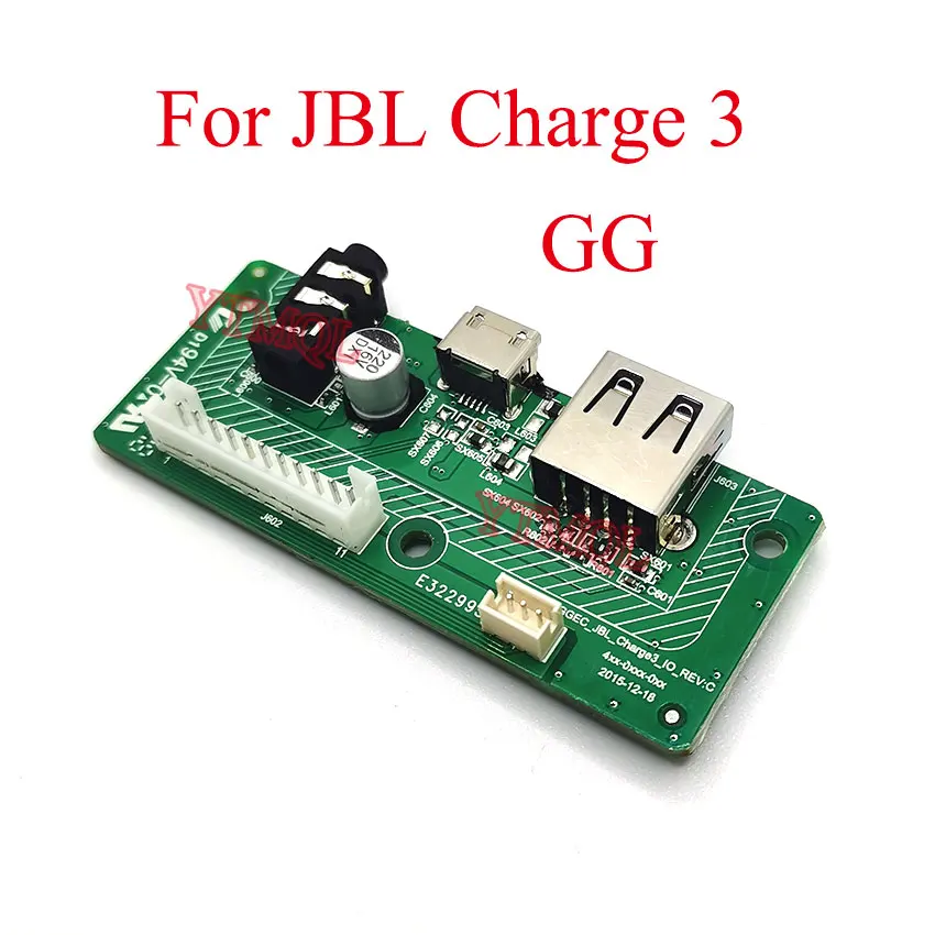 Para JBL CHARGE3 USB 2,0 conector de placa de alimentación de Audio para JBL Charge 3 GG TL Altavoz Bluetooth puerto de carga Micro USB - imagen 3