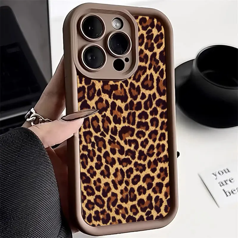 Funda con estampado de cebra y leopardo para OPPO A60 A17 A16 A15 A15S A53 A9 A5 2020 A54 A55 A58 A74 A52 A72 A92 A76 A96 A73 A94 - imagen 3