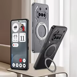 360 °   Funda con soporte giratorio para Nothing Phone 3a Pro 3A Pro, cubierta protectora completa dura a prueba de golpes para PC mate