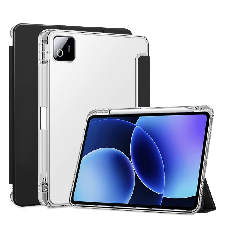 Para Xiaomi Pad 8 Funda con portalápices soporte plegable TPU trasero para Xiaomi MiPad 8 Mi Pad 8 11,2 pulgadas 2025 Funda Capa Funda - imagen 5
