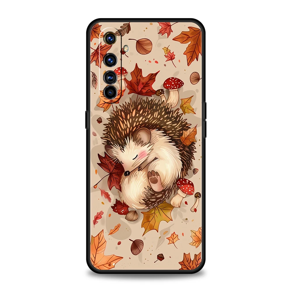 Funda de teléfono con bonito pequeño erizo para Realme 13 12 11 10 9 8 5G 7 C25 C35 GT5 GT3 GT2 Pro Plus para Realme GT Neo 2 3 3T 5 - imagen 4