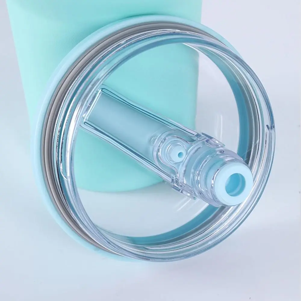 Cubierta de paja de 40oz para taza/taza de vaso, tapas de copa de hielo reutilizables a prueba de derrames y resistentes a salpicaduras - imagen 2