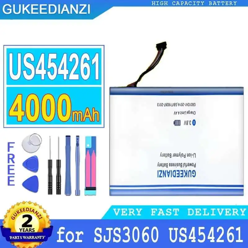 Producto de batería de tipo indefinido 4000mah ligera de larga duración para SJS3060 US454261 A8T
