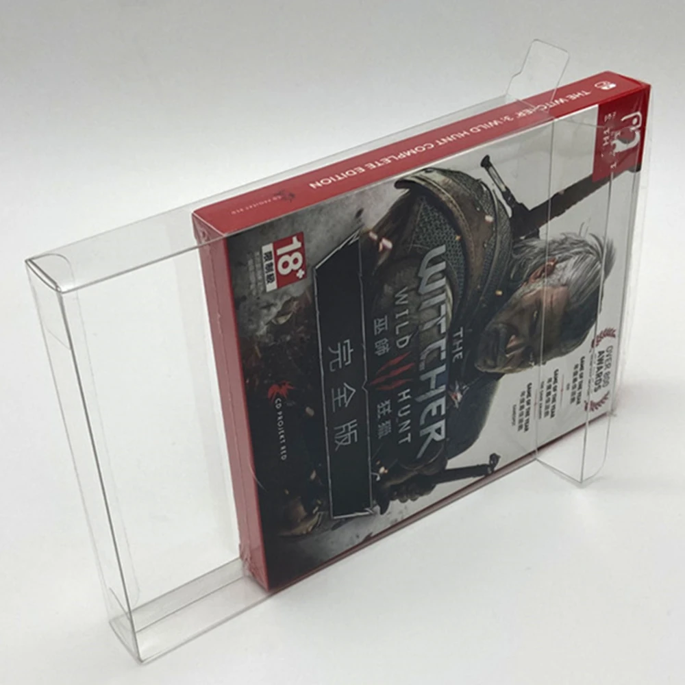 Protector de caja transparente para The Witcher 3: cajas de colección Wild Hunt para Nintendo Switch/NS Game Shell estuche de exposición transparente - imagen 2