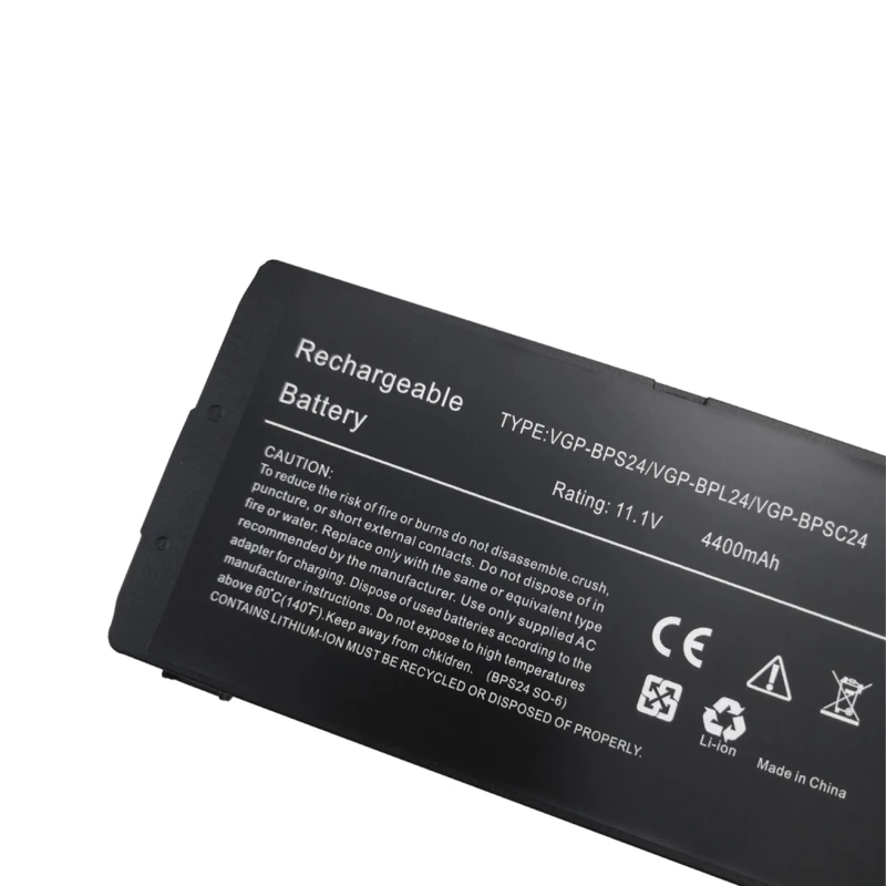 Batería de ordenador portátil para Sony VGP-BPS24, VPC-SA, VPCSD1S2C, VPC-SB, VPC-SB18GG, VPC-SB190X, PCG, 41213W, VPC-SE2S1C - imagen 5