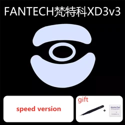 FANTECH XD3 V3 – Patines de Ratón PTFE ICE de Alta Velocidad
