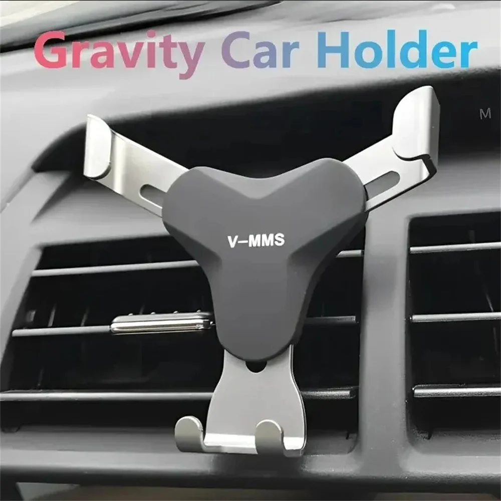 Soporte Universal para teléfono de coche por gravedad soporte para salida de aire soporte para teléfono inteligente en soporte GPS para coche para iPhone 15 Samsung Xiaomi - imagen 2