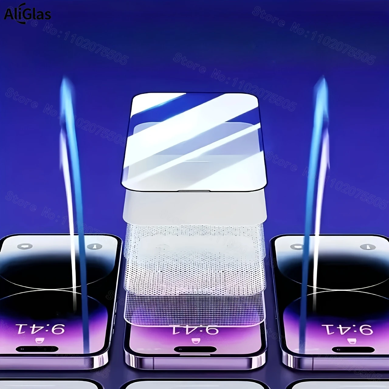 2 protectores de pantalla sin polvo a prueba de golpes para iPhone 17/16/15/14/13/12 Pro Max/15 16 Pro/Plus 17Air 17 Pro Max de alta calidad - imagen 2