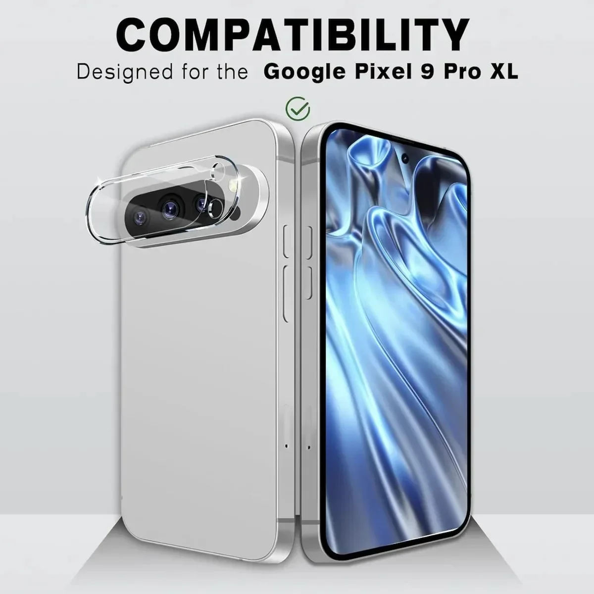 Protector de lente de cámara de vidrio templado, 3 uds., para Google Pixel 9 Pro XL 8 7 6 6A 7A 8A Fold HD, transparente, resistente a los arañazos - imagen 4