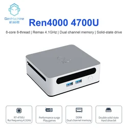 GenMachine Mini PC Ryzen 7 4700U – WiFi 6 y Windows 11