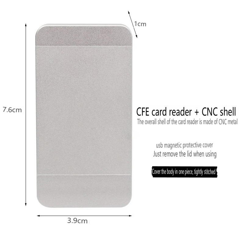 El lector CFExpress USB-C 10GBPS de succión magnética de interfaz dual admite cámaras R5 Z6 Z7 y tarjetas de memoria CFE tipo B - imagen 4