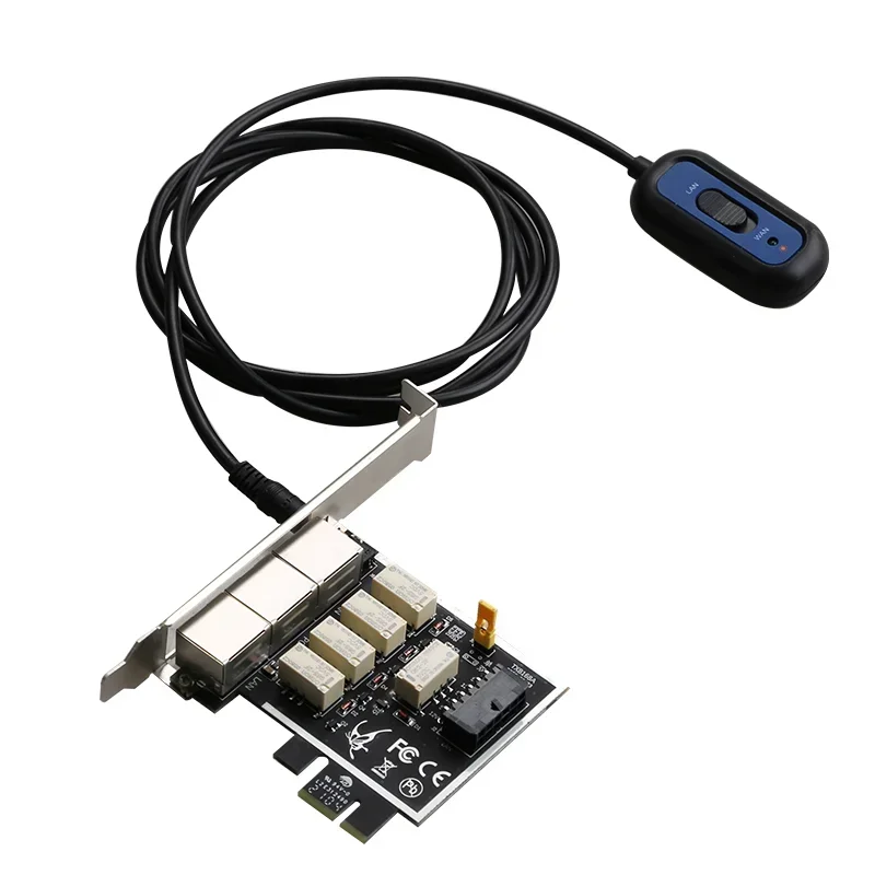 Tarjeta de aislamiento de disco duro físico Gigabit, adaptador de interruptor, convertidor, tarjeta de interruptor, alimentación de disco duro, tarjeta separada de seguridad de red - imagen 5