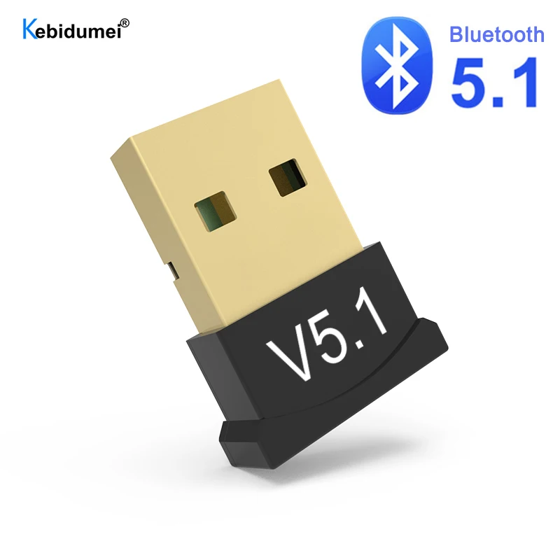 Adaptador USB Bluetooth 5,1 para PC, altavoz, transmisor de Audio, receptor, Dongle, adaptador USB inalámbrico para teclado y ratón