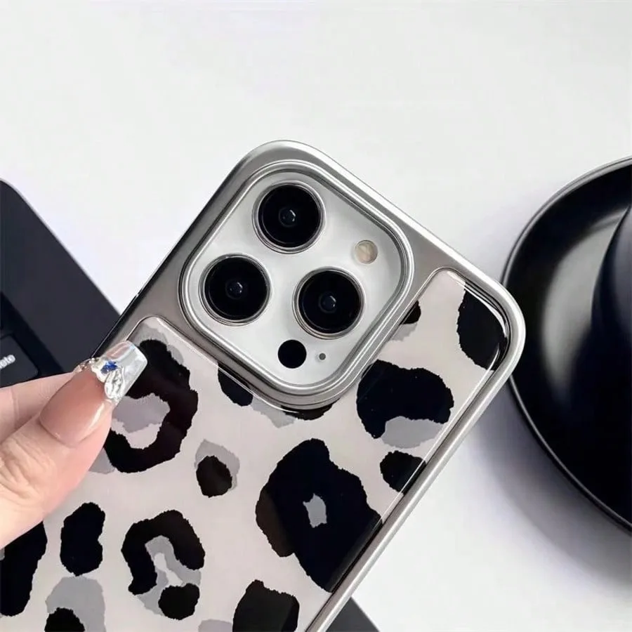 Funda de teléfono anticaída de TPU con estampado de leopardo dulce y fresco estilo INS para iPhone XR/11/12/13/14/15/16/17 Pro Max - imagen 3